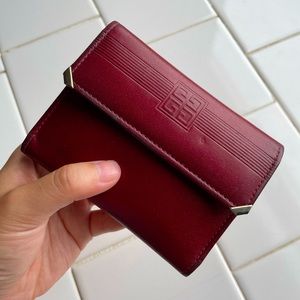 Givenchy vintage wallet burgundy